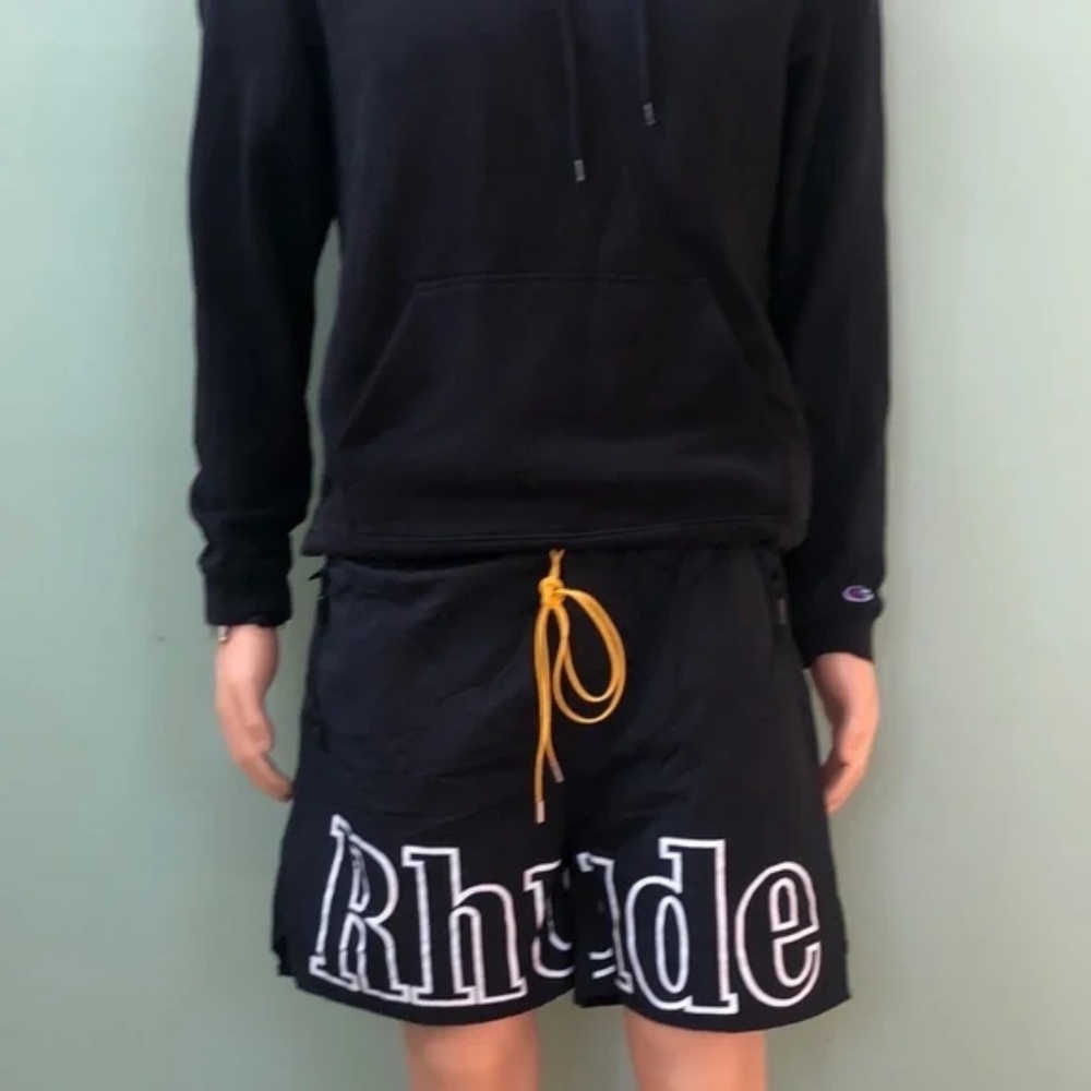 Rhude Men's Black Shorts. NWT